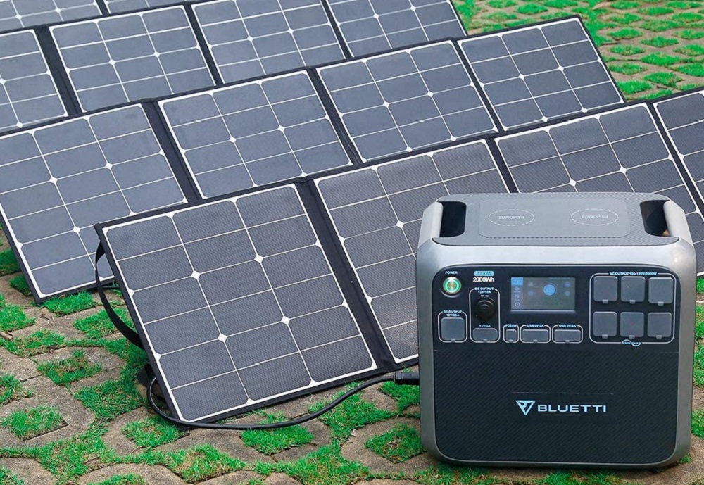 Bluetti AC200 MAX 2,200W / 2,048wH [Base Camp Solar Kit] Solar Generat - ShopSolarKits.com